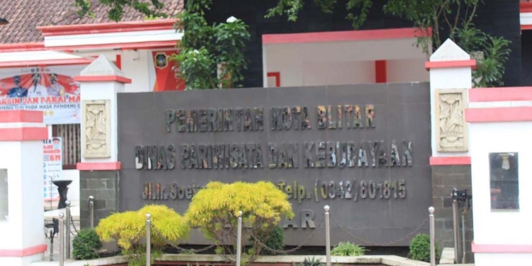 Kantor Dinas Pariwisata dan Kebudayaan Kota Blitar. (Foto: Ma'ruf/gopos)