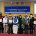 PMI Provinsi Gorontalo menerima bantuan alat  Polymerce Chain Reaction (PCR) dari negara Korea Selatan, melalui Prisipal PT.Langit Pandu Anugrah,  di Makassar,  Kamis (4/11/2021). (Foto: istmewa)