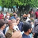 Kakanwil Kemenkumham Gorontalo, Hantor Situmorang lakukan dialog dengan para demonstran, Jum'at (19/11/2021). (Foto: istimewa)