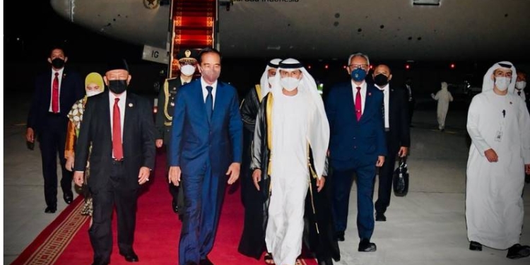 presiden ke Abu Dhabi