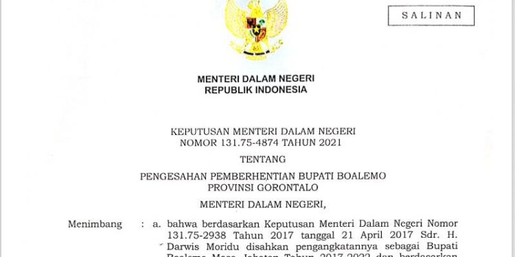 Putusan Mendgari