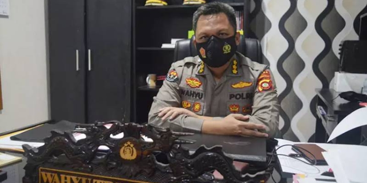 Kabid Humas Polda Gorontalo, Kombes Pol. Wahyu Tri Cahyono.