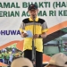 Bupati Pohuwato saat menghadiri HAB Kemenag tingkat Pohuwato
