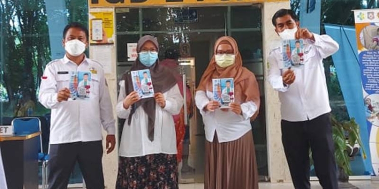 Lauching sekaligus sosialisasi DisakuSaya (sistem pelaporan Digital Informasi Pelayanan Saran, Keluhan dan Kepuasan Pelayanan) sebagai sarana efektif untuk menilai pelayanan di RS Ainun Habibie. Foto istimewa