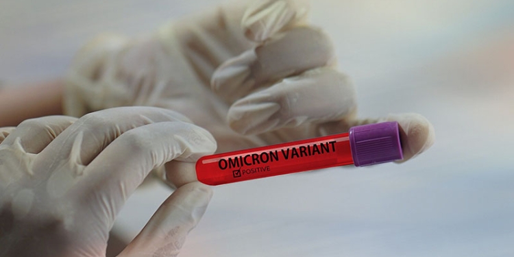 Ilustrasi varian Omicron Covid-19. (foto:Pixabay)