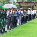 Apel gelar pasukan operasi lilin 2021 yang berlangsung di halaman Polres Pohuwato, Kamis (23/12/2021). (istimewa)