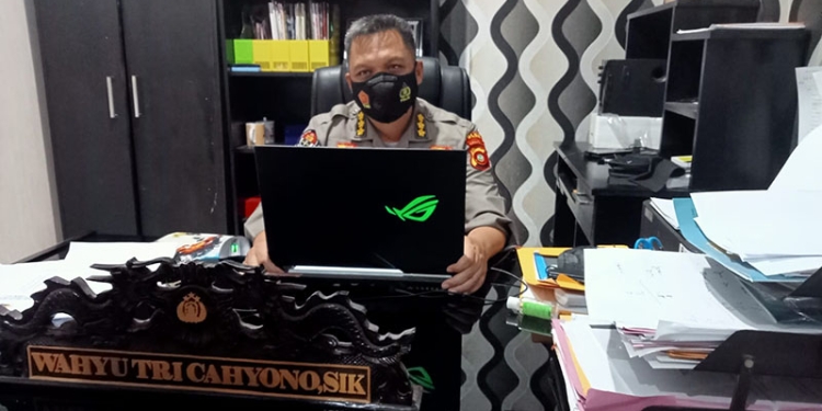 Kabid Humas Polda Gorontalo, Kombes Pol Wahyu Tri Cahyono, S.I.K.