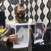 Kabid Humas Polda Gorontalo, Kombes Pol Wahyu Tri Cahyono menunjukkan foto proyektil peluru dan jenis pistol yang diamankan terkait insiden peluru nyasar di Kecamatan Telaga, Kabupaten Gorontalo, Kamis (2/12/2021). (Foto : Putra/Gopos)