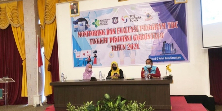 Dinas Kesehatan Provinsi Gorontalo melaksanakan monitoring serta evaluasi kasus Tuberkulosis (TBC) Tahun 2021. (Foto: Istimewa)