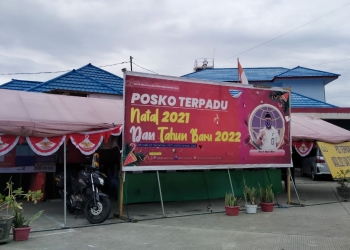 Posko terpadu operasi lilin di Pelabuhan Gorontalo (muhajir/gopos)