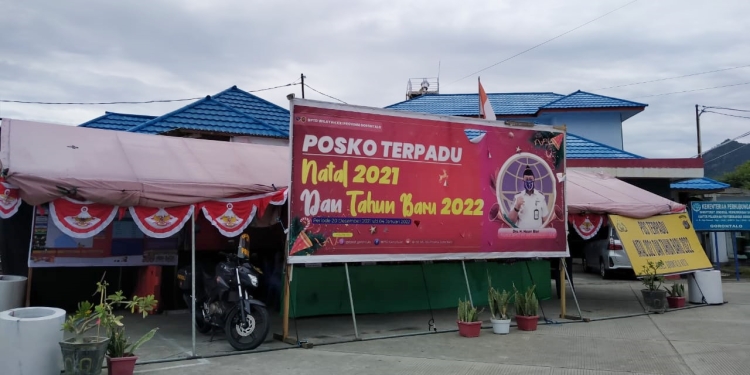 Posko terpadu operasi lilin di Pelabuhan Gorontalo (muhajir/gopos)