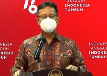 Tangkapan layar Menteri Kesehatan Budi Gunadi Sadikin. BREAKING NEWS: Varian Omicron Sudah Masuk Indonesia, Terdeteksi dari Pasien Inisial N. (ANTARA)