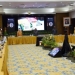 Suasana High Level Meeting yang digelar oleh TPID Provinsi Gorontalo di aula Kantor Perwakilan BI Gorontalo, Selasa (14/12/2021). (Foto: Haris)