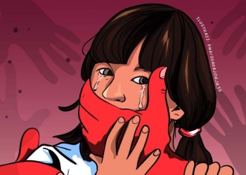 Ilustrasi kekerasan seksual pada anak di bawah umur. SSuaraJogja.com / Ema Rohimah)
