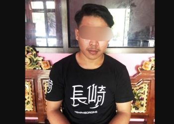 Tim Resmob Polda Gorontalo berhasil membekuk FSD (23) warga asal Kelurahan Molosifat W, Kecamatan Kota Barat Kota Gorontalo yang mencuri Handphone. (Foto: Humas Polda Gorontalo)