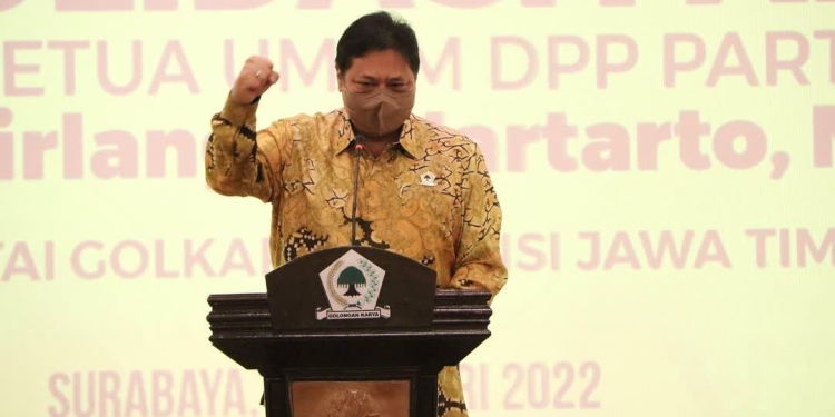 Ketua Umum Partai Golkar, Airlangga Hartarto (foto: ig @golkar.indonesia