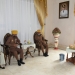 Gubernur Gorontalo Rusli Habibie (kanan) saat ditemui Ketua Dewan Pengurus Daerah Legium Veteran Republik Indonesia (DPD LVRI) Provinsi Gorontalo Kolonel Purn Sukiman Kadir (tengah) di Rujab Gubernur, Kamis (6/1/2022). Selain memperkenalkan diri, kedatangan tersebut juga untuk menjalin kerjsama serta dukungan pemerintah daerah. (Foto: Salman)