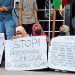 Aksi aliansi mahasiswa IAIN Sultan Amai Gorontalo menggelar unjuk rasa terkait dugaan pelecehan seksual oknum dosen terhadap mahasiswi.(sari/gopos)