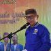 Bupati Pohuwato, Saipul Mbuinga, membuka pelaksanaan Muscam KNPI Kecamatan Randangan, Ahad (9/1/2022).