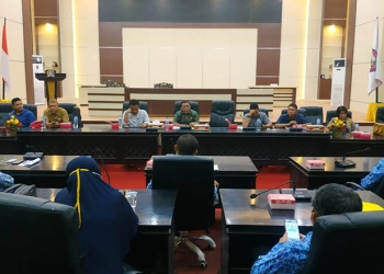 DPRD Pohuwato Gelar RDP Dengan Dinas Perkim Pohuwato. 17/01/2022 (Yusuf/Gopos)