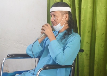 Pendiri panti asuhan Safaz Ain, Ustad Agus Basura. (Foto: Putra/Gopos)