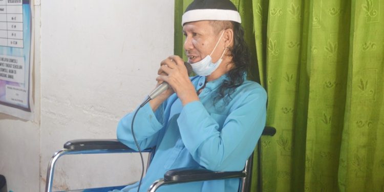 Pendiri panti asuhan Safaz Ain, Ustad Agus Basura. (Foto: Putra/Gopos)