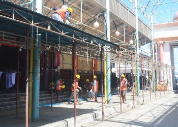 Pasar Lama Kota Gorontalo Bakal Diubah Jadi Kawasan Belanja Wisata. (foto: Putra/Gopos)