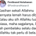 Cuplikan tweet yang diunggah Ferdinan Hutahaean yang dinilai merupakan ujaran kebencian berdasar SARA.
