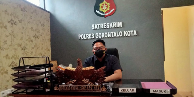 Kasat Reskrim Polres Gorontalo Kota, Iptu Muhamad Nauval Seno.(sari/gopos)