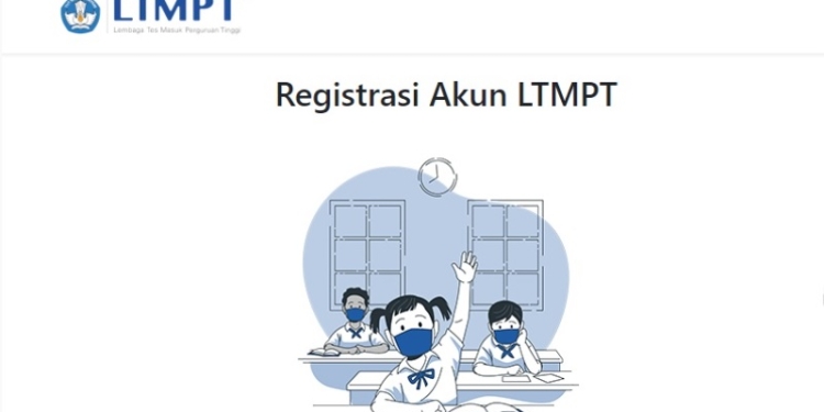 Ilustrasi resgistrasi akun LTMPT yang bisa dilakukan oleh siswa bila ingin mendaftar jalur SNMPTN (istimewa)