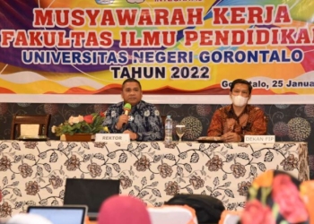 Musyawarah kerja (musker) FIP tahun 2022, Selasa (25/1/2022) (dok. UNG).