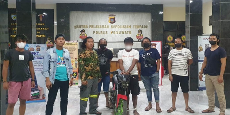 Polres Pohuwato berhasil meringkus pelaku pencurian sepeda motor