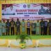Forkompinda Pohuwato saat Sesi Foto Bersama Dalam Kegiatan Ramah Tamah Dandim 1313/Pohuwato. Sabtu 29/01/2022 (Yusuf/Gopos)