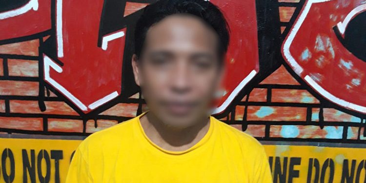 IP alias Pance saat berada di Sat Reskrim Polres Gorontalo Utara