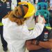Sejumlah pegawai Bandara Djalaludin Gorontalo di Swab Antigen. (Foto: Istimewa)
