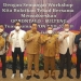 Wakil Gubernur Gorontalo, Idris Rahim (empat dari ujung kanan) dan Ketua KONI Gorontalo, Fikram Salilama (tiga dari ujung kanan) berpose bersama dalam workshop menyukseskan Gorontalo-Sulteng tuan rumah PON XXII 2028, Selasa (11/1/2022) (istimewa)
