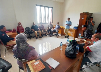 Komisi I DPRD Provinsi Gorontalo mengunjungi Pemerintah Kabupaten Bolsel dalam rangka studi komparasi impelemtasi desa digital, Kamis (27/1/2022) (istimewa)