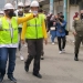 Wali Kota Gorontalo, Marten Taha serta Forkopimda Provinsi Gorontalo dan Forkopimda Kota Gorontalo saat meninjau pembangunan revitalisasi pusat perdagangan yang ada di Pasar Tua Kota Gorontalo, Sabtu (29/1/2022) (Foto: Muhajir/Gopos)