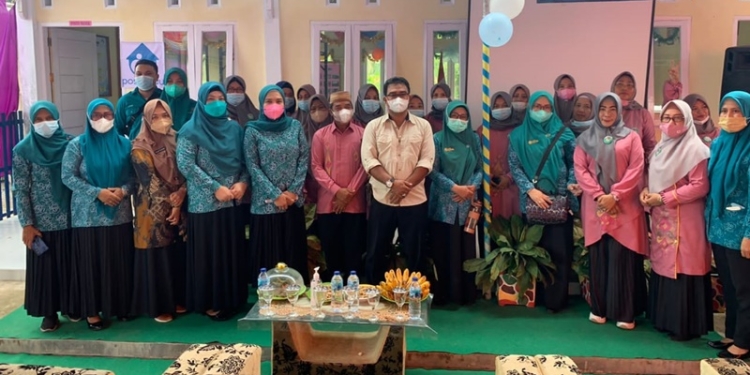 Penilaian posyandu di Desa Poowo, Kecamatan Kabila, Kabupaten Bone Bolango, Jumat (28/1/2022) (istimewa)