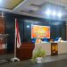 Sekretaris Daerah Kabupaten Pohuwat,o Iskandar Datau saat memberikan sambutan pada pengukuhan DWP, Selasa (18/01/2022). (Yusuf/Gopos)