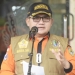Wali Kota Gorontalo, Marten Taha  saat dirinya memberikan arahan di peringatan Hari Ulang Tahun (HUT) Ke 13 Badan Penaggulangan Bencana Daerah (BPBD), di Halaman Kantor Walikota, Jumat (14/1/2022). (Foto: Istimewa)