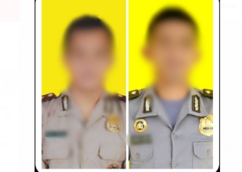 Brigadir SM dan Briptu RS. (Foto: Istimewa)
