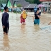 Banjir yang melanda Desa Mohungo disebabkan luapan air Sungai Tilamuta, Boalemo, Jumat (18/2/2022). (istimewa)