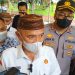 Bupati Pohuwato Saipul Mbuinga di Dampingi Kapolres Bersama Dandim 1313/ Pohuwato. Rabu 16/02/2022 (Yusuf/Gopos)