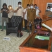 Bupati Gorontalo, Nelson Pomalingo saat melantik Kepala Dinas PTSP Kabupaten Gorontalo, Hadijah Thayeb dalam pengambilan sumpah dan pelantikan pejabat pimpinan tinggi pratama dilingkungan pemerintah Kabupaten Gorontalo, di Rumah dinas Bupati Gorontalo, Senin (21/2/2022). (Foto: Putra/Gopos)