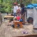 Bupati Bone Bolango, Hamim Pou, menikmati suasana Ilomata River Camp di Desa Ilomata, Kecamatan Bulango Ulu, Kabupaten Bone Bolango, Selasa (1/2/2022).