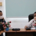 Ketua DPRD Provinsi Gorontalo, Paris RA Jusuf bersama Kepala Kantor Kesyahbandaran dan Otoritas Pelabuhan (KSOP) Kelas III Manado Capt. Mozes Imanuel, Rabu (2/2/2022) (istimewa)