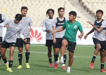 Skuad Timnas Indonesia U-23 sedang menjalani latihan pemulihan (suara.com)