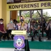Kepala Dinas Kesehatan Provinsi Gorontalo, dr. Yana Yanti Suleman memberikan keterangan pers,
