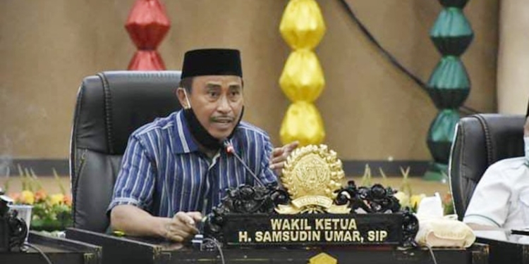 Samsudin Umar, Wakil Ketua DPRD Kota Gorontalo.  Foto: Dok/Humas Dekot Gorontalo